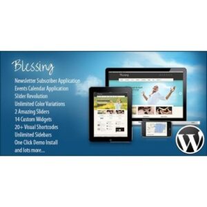 Blessing WordPress Theme for Church and Charity Websites