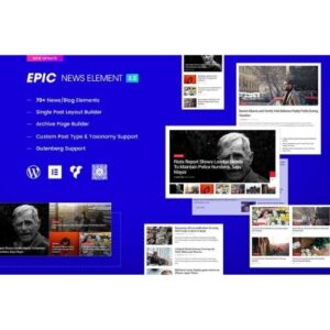 Epic News Elements – Elementor WPBakery Add ons