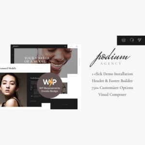 Podium – Model Agency WordPress Theme
