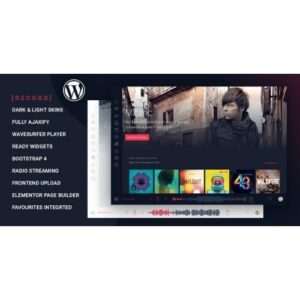 Rekord – Ajaxify Music – Events – Podcasts Multipurpose WordPress Theme
