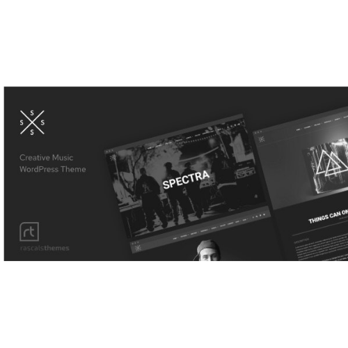Spectra Music Theme for WordPress