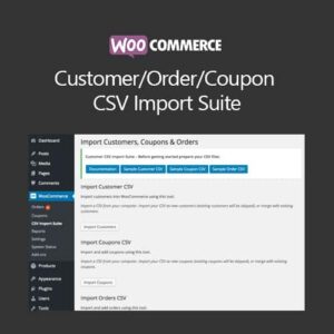 WooCommerce Customer/Order/Coupon CSV Import Suite