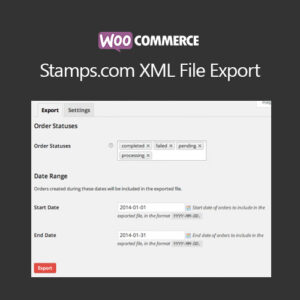 WooCommerce Stamps.com XML File